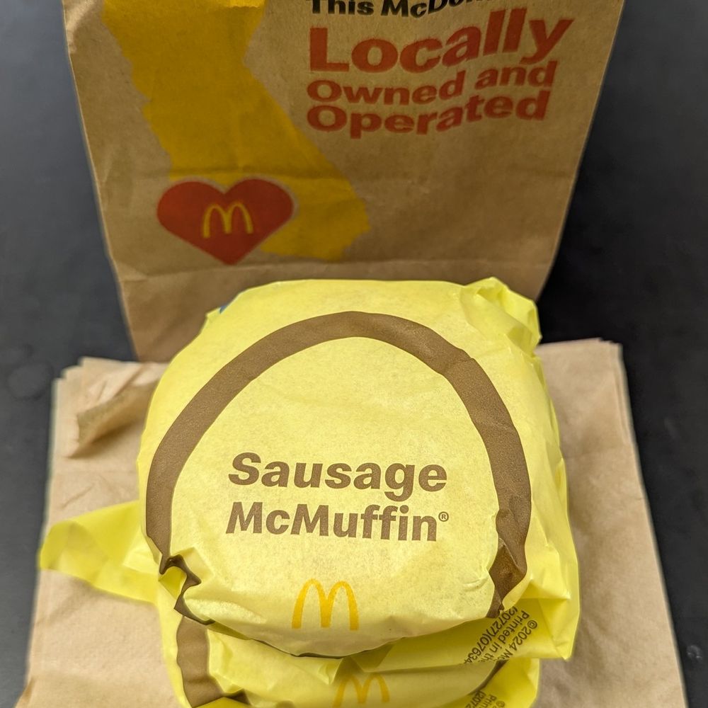 McDonald's - Sausage McMuffin x2 - Fast Food Near Me - Santa Ana, California McDonald's - Sausage McMuffin x2 - Fast Food Near Me - Santa Ana, California