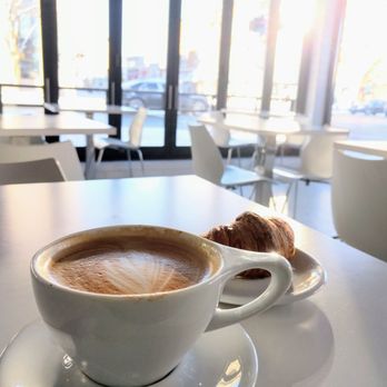 Atomic Coffee - Cardamon rose latte & a croissant. - Coffee & Tea Near Me - Royal Oak, Michigan Atomic Coffee - Cardamon rose latte & a croissant. - Coffee & Tea Near Me - Royal Oak, Michigan