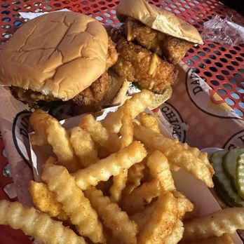 Dave's Hot Chicken - Cauli Dave's #2 2 Cauli Sliders w/ Fries - Chicken Shop Near Me - Gilbert, Arizona