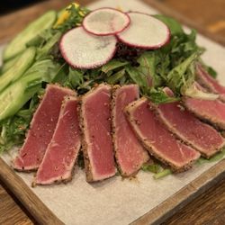 The ahi salad is delicious!