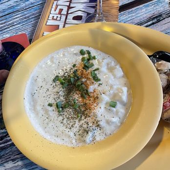 Nokomo's Sunset Hut - New England Clam Chowder - Seafood Near Me - Nokomis, Florida Nokomo's Sunset Hut - New England Clam Chowder - Seafood Near Me - Nokomis, Florida