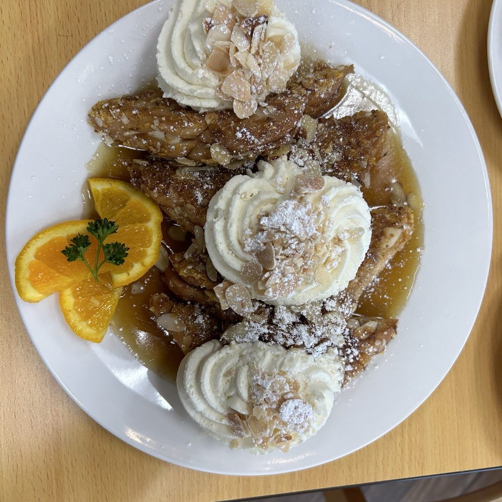 Sha Swirl Cafe & Bakery - Almond stuffed French toast - Bakeries Near Me - Galloway, New Jersey Sha Swirl Cafe & Bakery - Almond stuffed French toast - Bakeries Near Me - Galloway, New Jersey
