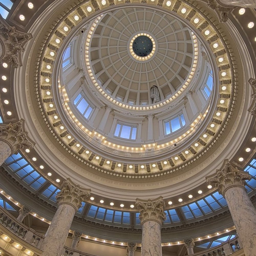 Idaho State Capitol - Top of the rotunda. - Landmarks & Historical Buildings Near Me - Boise, Idaho Idaho State Capitol - Top of the rotunda. - Landmarks & Historical Buildings Near Me - Boise, Idaho