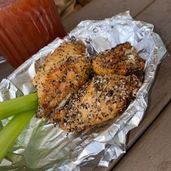 Local Legends Bar & Grill - Giant amazing salt and pepper wings!!