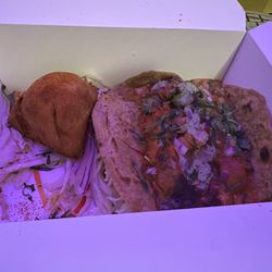 Paradise Street Eats Kitchen - Samosa and Butter Chicken Taco