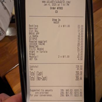Gola - Dinner for 4 adults. Sat 2025-01-04 - Mediterranean Near Me - San Francisco, California Gola - Dinner for 4 adults. Sat 2025-01-04 - Mediterranean Near Me - San Francisco, California