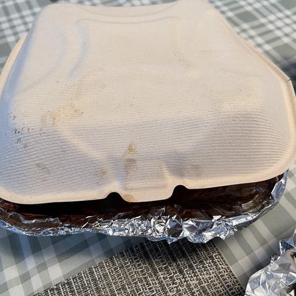 Eureka Sea Grill - Dirty to go container that looked used and wouldn't even closr - Seafood Near Me - Eureka, California Eureka Sea Grill - Dirty to go container that looked used and wouldn't even closr - Seafood Near Me - Eureka, California