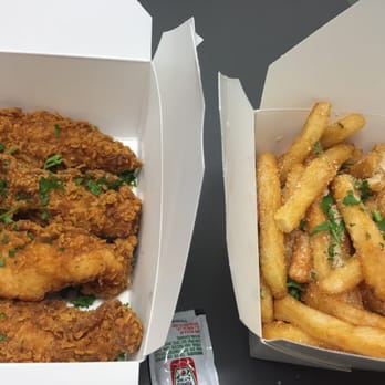 Sticky's - Tenders and truffle parm fries mmm. Doing it right before i start the gym again - Fast Food Near Me - New York, New York Sticky's - Tenders and truffle parm fries mmm. Doing it right before i start the gym again - Fast Food Near Me - New York, New York