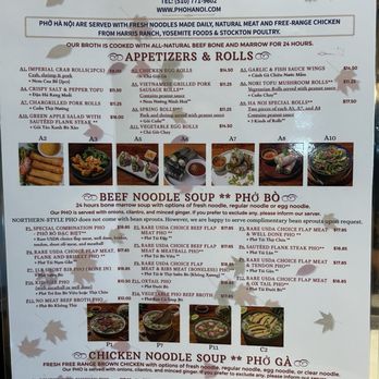 Pho Ha Noi - Menu - Vietnamese Near Me - Fremont, California Pho Ha Noi - Menu - Vietnamese Near Me - Fremont, California