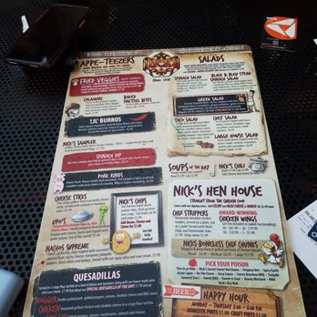 Nick's Restaurant - The menu - Pizza Near Me - Xenia, Ohio Nick's Restaurant - The menu - Pizza Near Me - Xenia, Ohio
