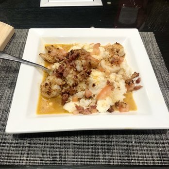 The Loom - Low country shrimp and grits. We've eaten here 3 times and my husband has gotten this every time. - Salad Near Me - Rock Hill, South Carolina The Loom - Low country shrimp and grits. We've eaten here 3 times and my husband has gotten this every time. - Salad Near Me - Rock Hill, South Carolina