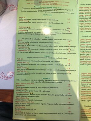 Menu photo 5 Dosa Pointe Montreal, QC Menu photo 5 Dosa Pointe Montreal, QC