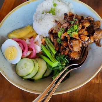 Monsoon Bellevue - Pork rice dish - Vietnamese Near Me - Bellevue, Washington