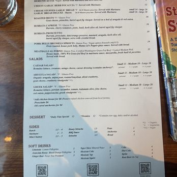 Rocco's - Food menu - Bars Near Me - Seattle, Washington