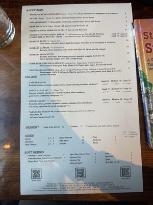 Menu photo 4 Rocco's Seattle, WA