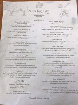 Menu photo 8 Pig & Fig Cafe White Rock, NM