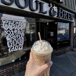Soul Brew - Bellmore - Banana white mocha latte.