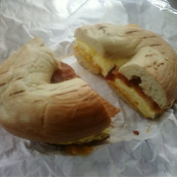 Einstein Bros. Bagels - Bacon, Egg & Cheddar Sandwich Bagel - Breakfast & Brunch Near Me - Towson, Maryland