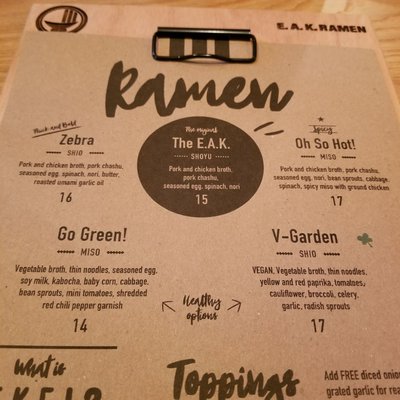E.A.K. RAMEN by Machida Shoten West Village by null