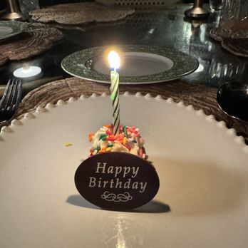 Lilian's - birthday dessert - Seafood Near Me - Rancho Santa Fe, California