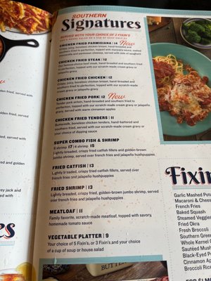 Menu photo 1 Cotton Patch Cafe Georgetown, TX