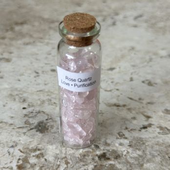 AMADARA - Gemstone in a bottle, rose quartz, love + emotional healing - Arts & Crafts Near Me - Chicago, Illinois