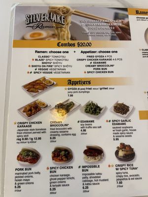 Menu photo 2 Silverlake Ramen Chino Hills, CA