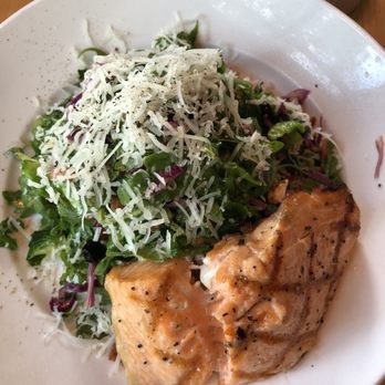 Table 31 - Their amazing brussel sprout salad with salmon! - New American Near Me - Mooresville, North Carolina Table 31 - Their amazing brussel sprout salad with salmon! - New American Near Me - Mooresville, North Carolina