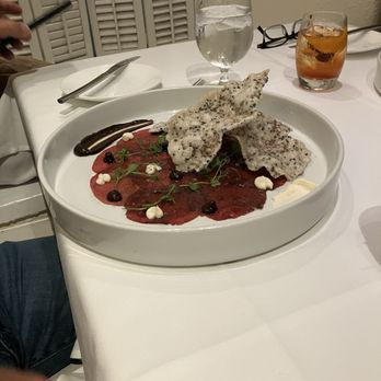Santacafé - Elk carpaccio - Cafes Near Me - Santa Fe, New Mexico