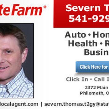 Severn Thomas- State Farm Insurance Agent - Ad powered by: YPC Media - Home & Rental Insurance Near Me - Philomath, Oregon Severn Thomas- State Farm Insurance Agent - Ad powered by: YPC Media - Home & Rental Insurance Near Me - Philomath, Oregon