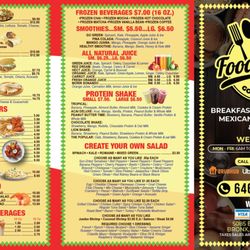 Food Finest gourmet deli - Our new menu