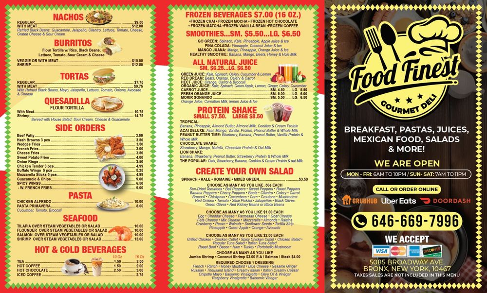 Food Finest gourmet deli Logo