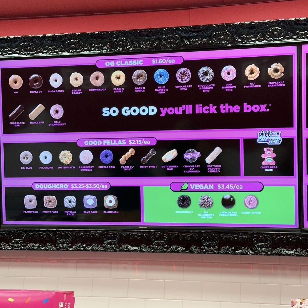 Pinkbox Doughnuts - Menu - Donuts Near Me - Las Vegas, Nevada Pinkbox Doughnuts - Menu - Donuts Near Me - Las Vegas, Nevada
