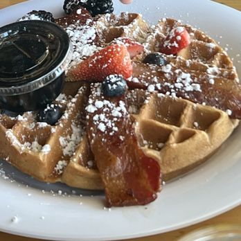 Vicious Biscuit - Kids Belgian Waffle & Bacon - Coffee & Tea Near Me - Summerville, South Carolina