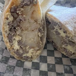 Steak breakfast burrito Steak breakfast burrito