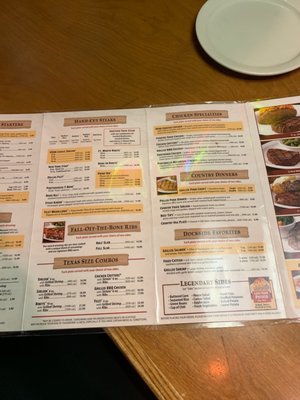 Menu photo 1 Texas Roadhouse Abilene, TX
