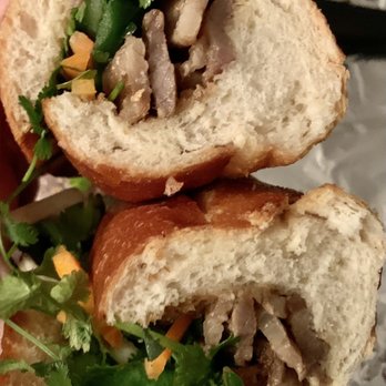 Pho Banh Mi - Grilled Pork Bánh Mì ($8.95)- 3/5 stars - Vietnamese Near Me - San Jose, California Pho Banh Mi - Grilled Pork Bánh Mì ($8.95)- 3/5 stars - Vietnamese Near Me - San Jose, California