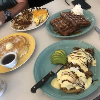 Neighbarista - Churro Waffle Duck Benny pancakes - Breakfast & Brunch Near Me - Newhall, California Neighbarista - Churro Waffle Duck Benny pancakes - Breakfast & Brunch Near Me - Newhall, California