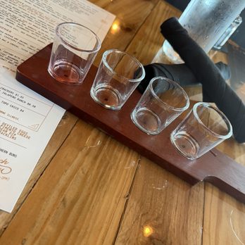 Lockwood Distilling - Vodka flight - Distilleries Near Me - McKinney, Texas