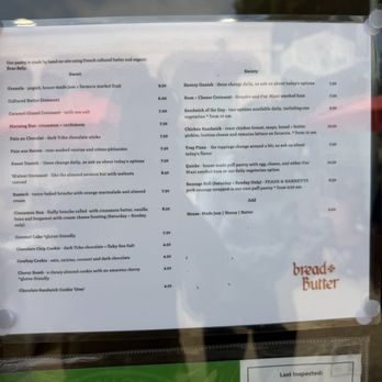 Bread and Butter Bakery - Menu - Bakeries Near Me - Santa Monica, California Bread and Butter Bakery - Menu - Bakeries Near Me - Santa Monica, California