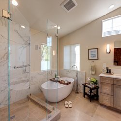 Gilmans Kitchens and Baths - Mountain View - Transitional Master Bath, designed by Janis Manacsa