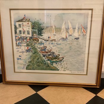 Goodwill - Picked up this beautiful, large signed and numbered lithograph from a known artist for $32.99. - Thrift Stores Near Me - Long Beach, California