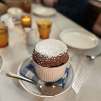 Poulet Bleu - Chocolate soufflé - French Near Me - Pittsburgh, Pennsylvania
