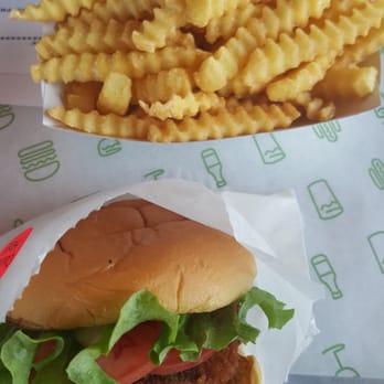 Shake Shack The Domain - $10 for this? Not bad food but a bit pricey for the slider size burger - Burgers Near Me - Austin, Texas Shake Shack The Domain - $10 for this? Not bad food but a bit pricey for the slider size burger - Burgers Near Me - Austin, Texas
