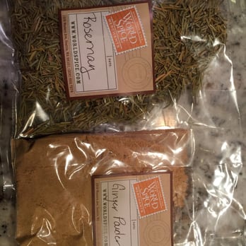 World Spice  - 1 oz each of Rosemary and Ground Ginger - Herbs & Spices Near Me - Seattle, Washington