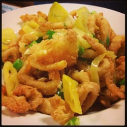 The Liberal Club Restaurant - Incredible fried calamari appetizer.