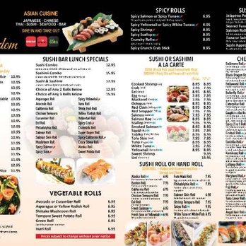 Sushi Freedom - Sushi Bars Near Me - Silver Spring, Maryland Sushi Freedom - Sushi Bars Near Me - Silver Spring, Maryland
