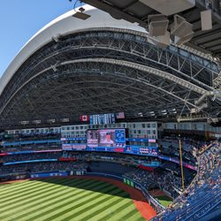 Rogers Centre - View of the scoreboard.and hotel