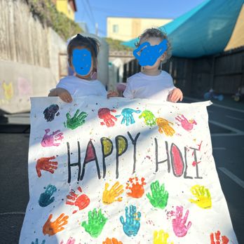 Woolly Mammoth Child Care - Happy Holi Celebration - Preschools Near Me - Berkeley, California