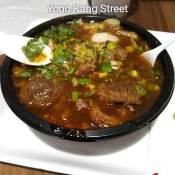 Yong Kang Street - Taiwanese Beef Noodle Soup, a touch spicy, authentic - Food Court Near Me - Paramus, New Jersey Yong Kang Street - Taiwanese Beef Noodle Soup, a touch spicy, authentic - Food Court Near Me - Paramus, New Jersey